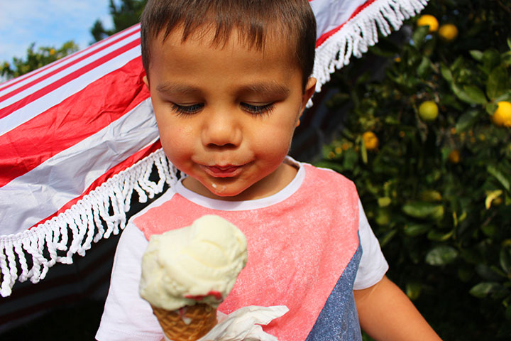 Kids at Charlies Gelato Matakana