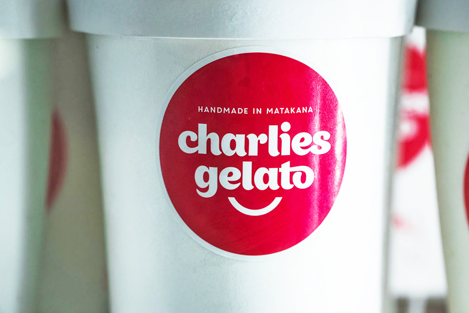 Charlies Gelato take-home tub